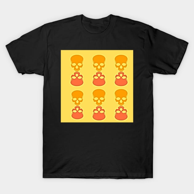 Skull Reflection T-Shirt by Alemway